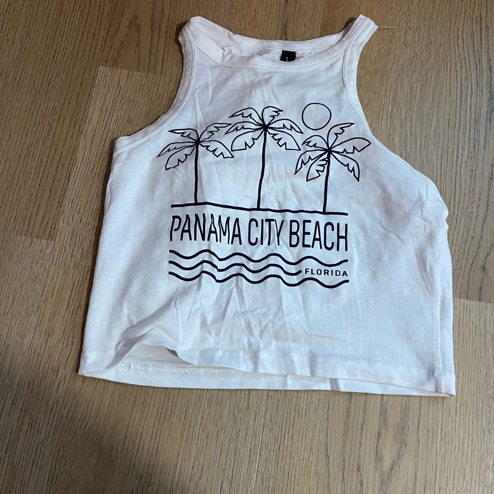 White Panama City Beach Tank Top